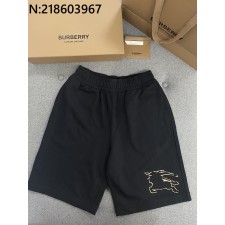 TJ공장 버버리 라인 체크 승마 패턴 반바지 블랙 burberry