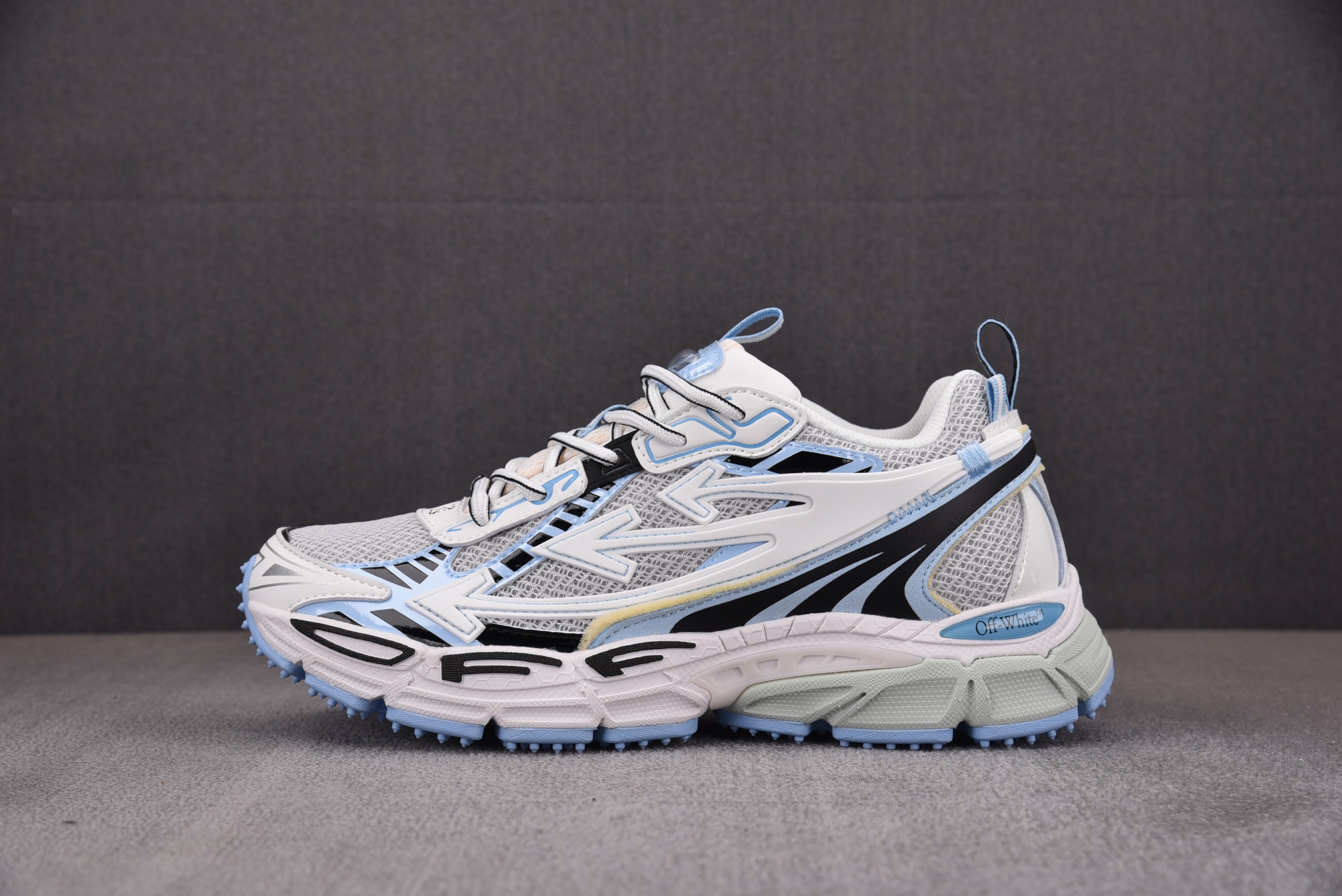 [纯原]오프화이트 OFF-WHITE Be Right Back White Light Blue 라이트 블루 화이트 