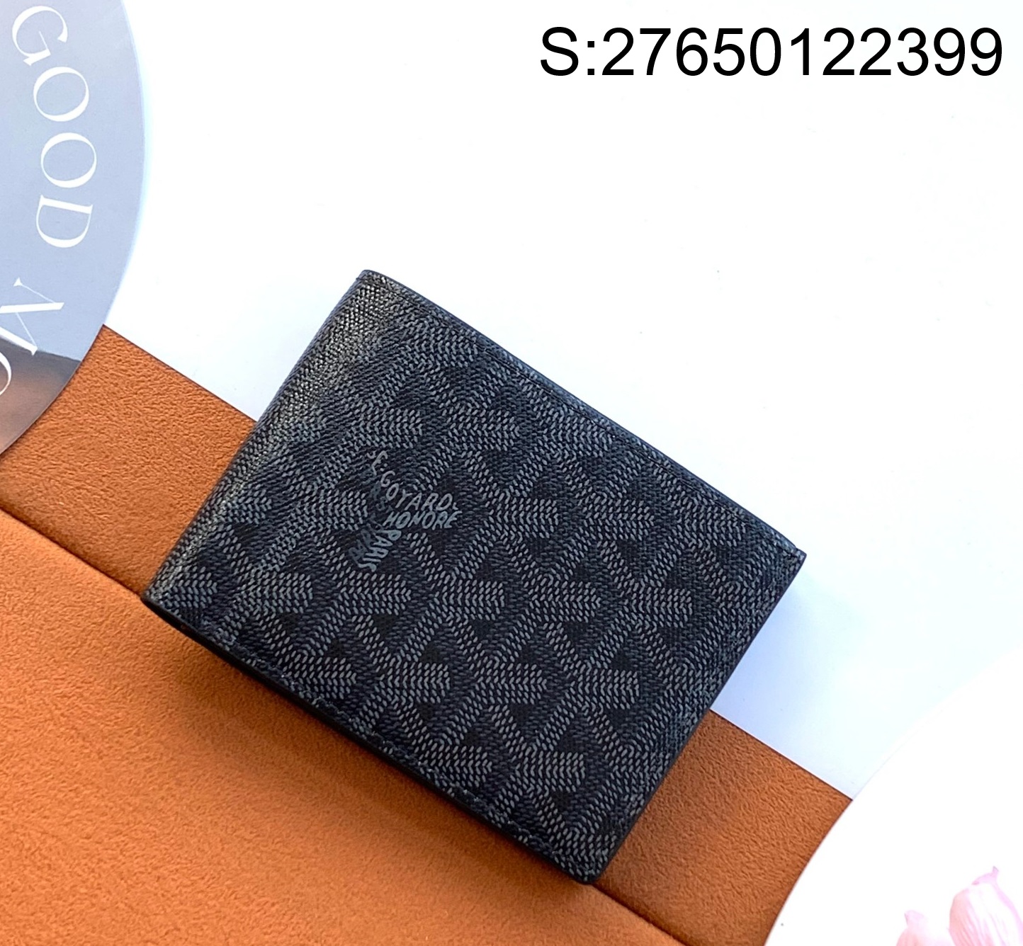 [엠플러스] 고야드 빅투아르 반지갑 11*2*9cm 회흑색 Goyard