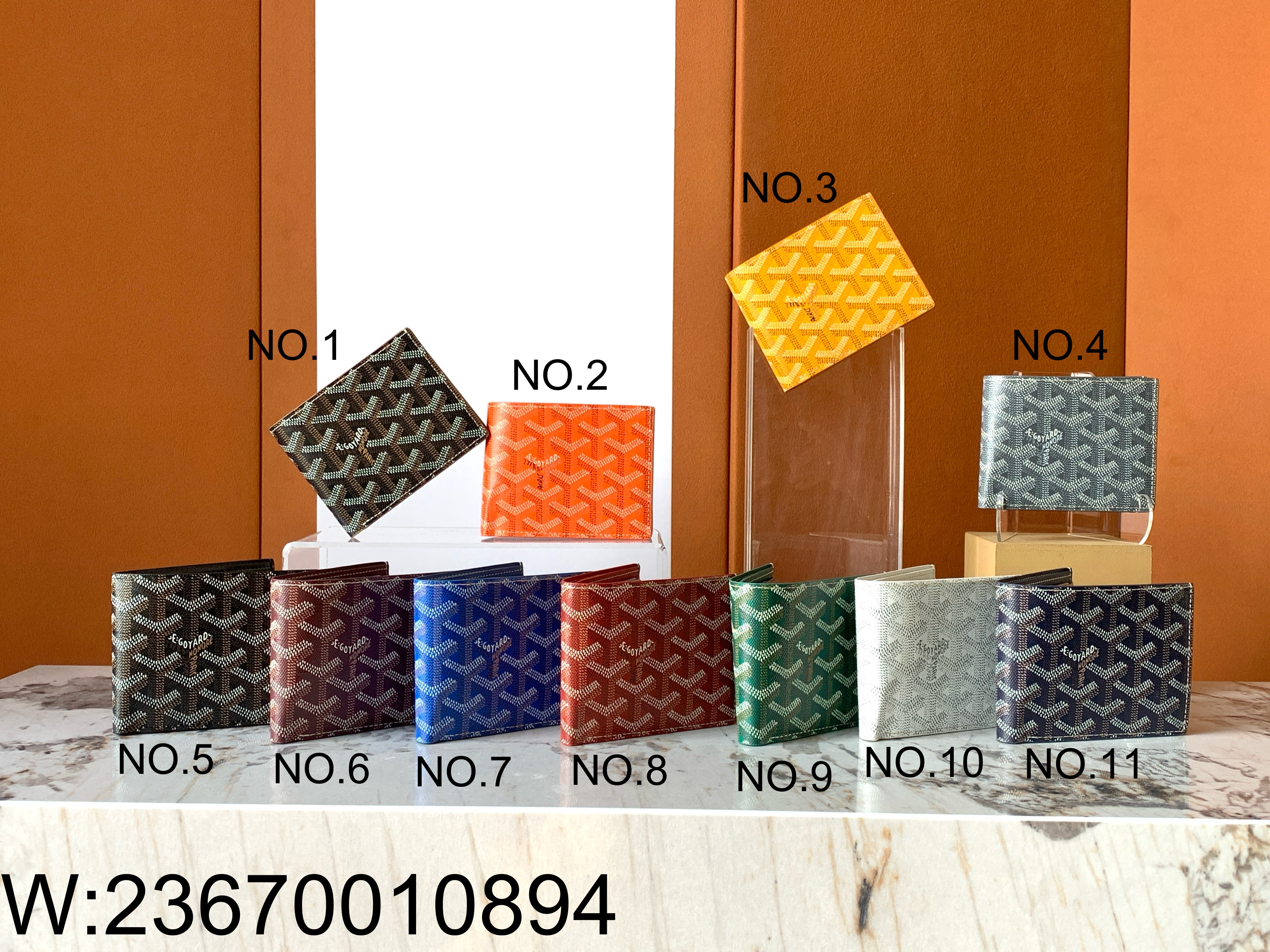[엠플러스] 고야드 세인트 플로랑탱 반지갑 11컬러 10.5*2.4*12cm Goyard