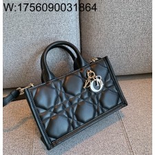 [엔젤] 디올 북 토트 미니 백 매크로까나쥬 21.5*13*7.5cm 블랙 