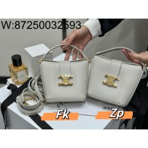 백경 셀린느 트리옹프 이너백 버킷백 13.5*12.5*5cm 10K943 화이트