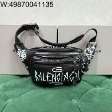[dxg]발렌시아가 그래피티 벨트백 35*18*12cm 블랙