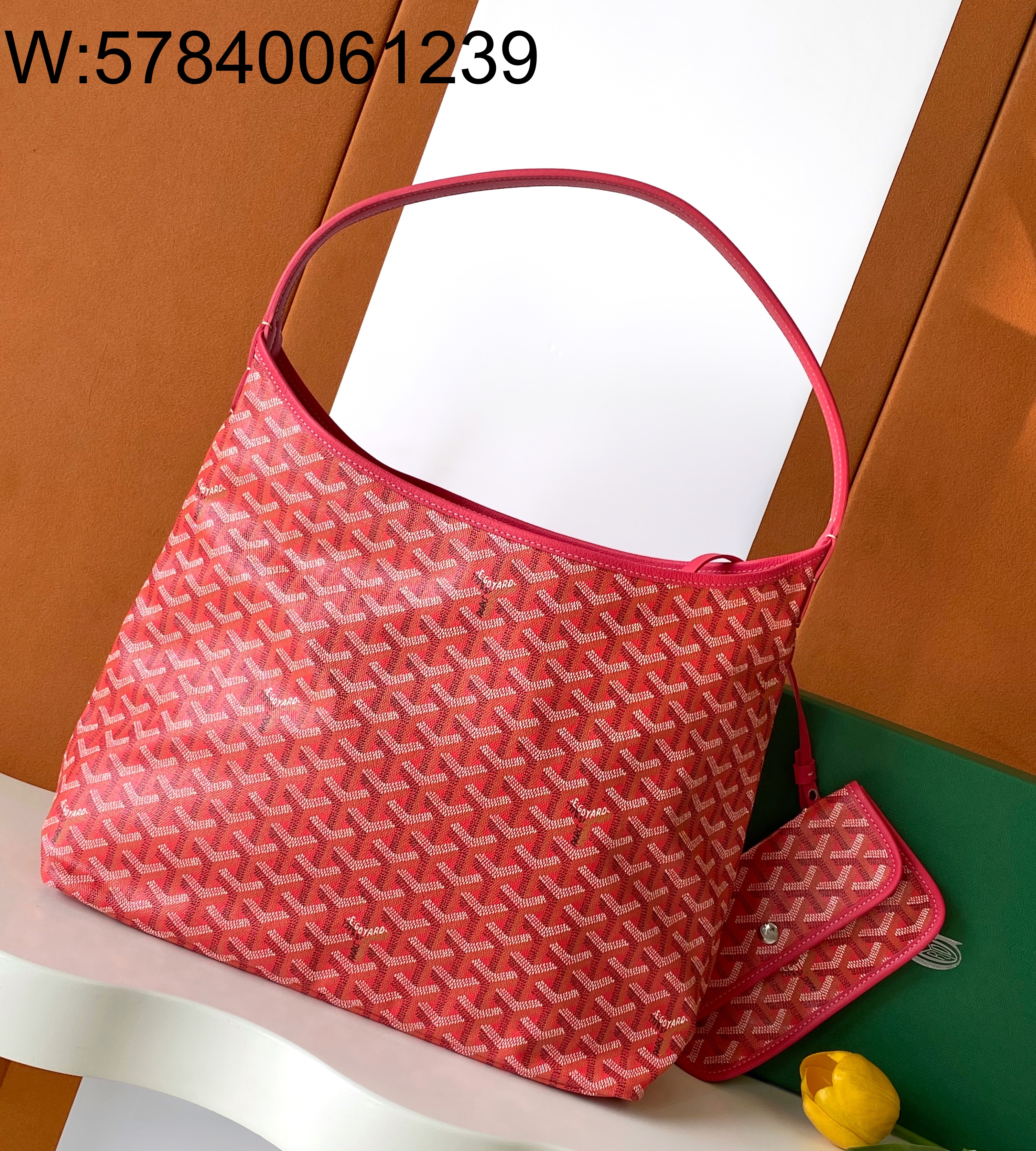 [엠플러스] 고야드 보헴 호보 백 레드 27*15*42cm