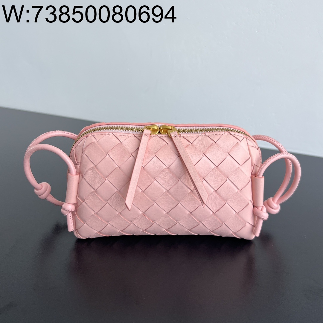 징 팩토리 보테가베네타 콘서트 파우치 794258 18.5*11.5*8.5cm 핑크