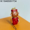 AGG 루이비통 웨이터 키링 백 참 레드 M1990