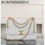 [JD] 샤넬 25S 볼 체인 지갑 카프스킨 골드 메탈 화이트14.5*22*8cm