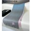 AGG 샤넬 CC로고 자수 캐시미어 양색 스카프 라이트 퍼플 210*36cm