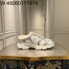 [QR 5009] 디올 디올알프스 디올 크로노 스니커즈 메쉬 화이트 은색