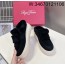 [AN3] 로로피아나 털 로퍼 슬리버 블랙 5cm