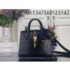 [88factory] 루이비통 LV 시티 스티머 미니백 M95846 21*20*11cm 블랙 악어무늬