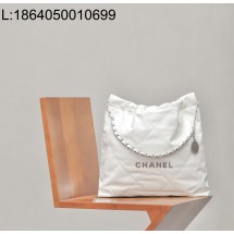 [CD] 샤넬 은장 22백 39*42cm 화이트 이디엄