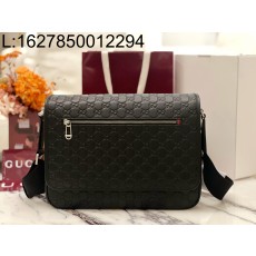 [JHL] 구찌 GG 엠블럼 미디움 크로스바디백 블랙 850235 33*23*10cm