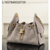 [JD] 샤넬 25C 미니 핸드백 금장 스웨이드 골드 메탈 그레이 20*22*12.5cm