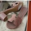 [AP공장] 에르메스 오아시스 샌들 뮬 슬리퍼 스웨이드 브라운 5cm