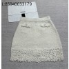[타지아공장(tj공장) -여성전용] 샤넬 플라워 펀칭 스커트 아이보리