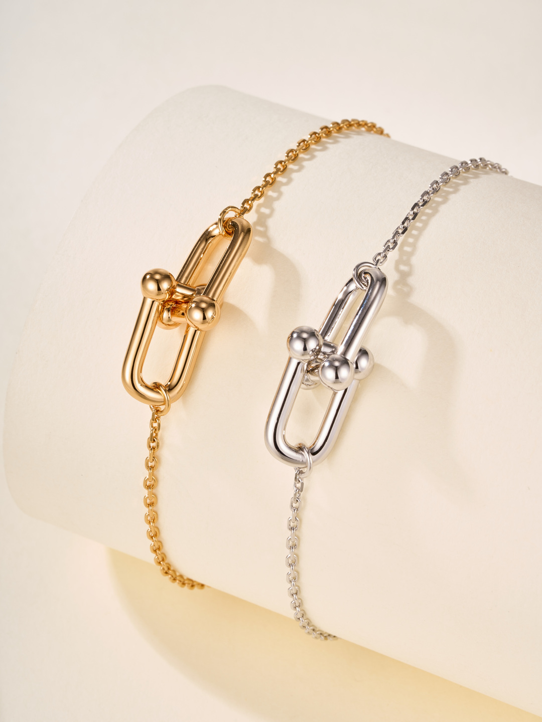 (MASTER) Tiffany & Co. 티파니 HardWear 링크 체인 브레이슬릿 (골드/실버)