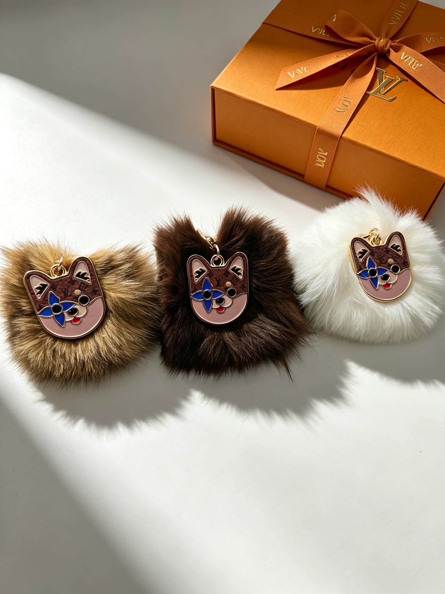 (MASTER) LV SHIBA 루이비통 시바견 폼폼 백참 (3 컬러)