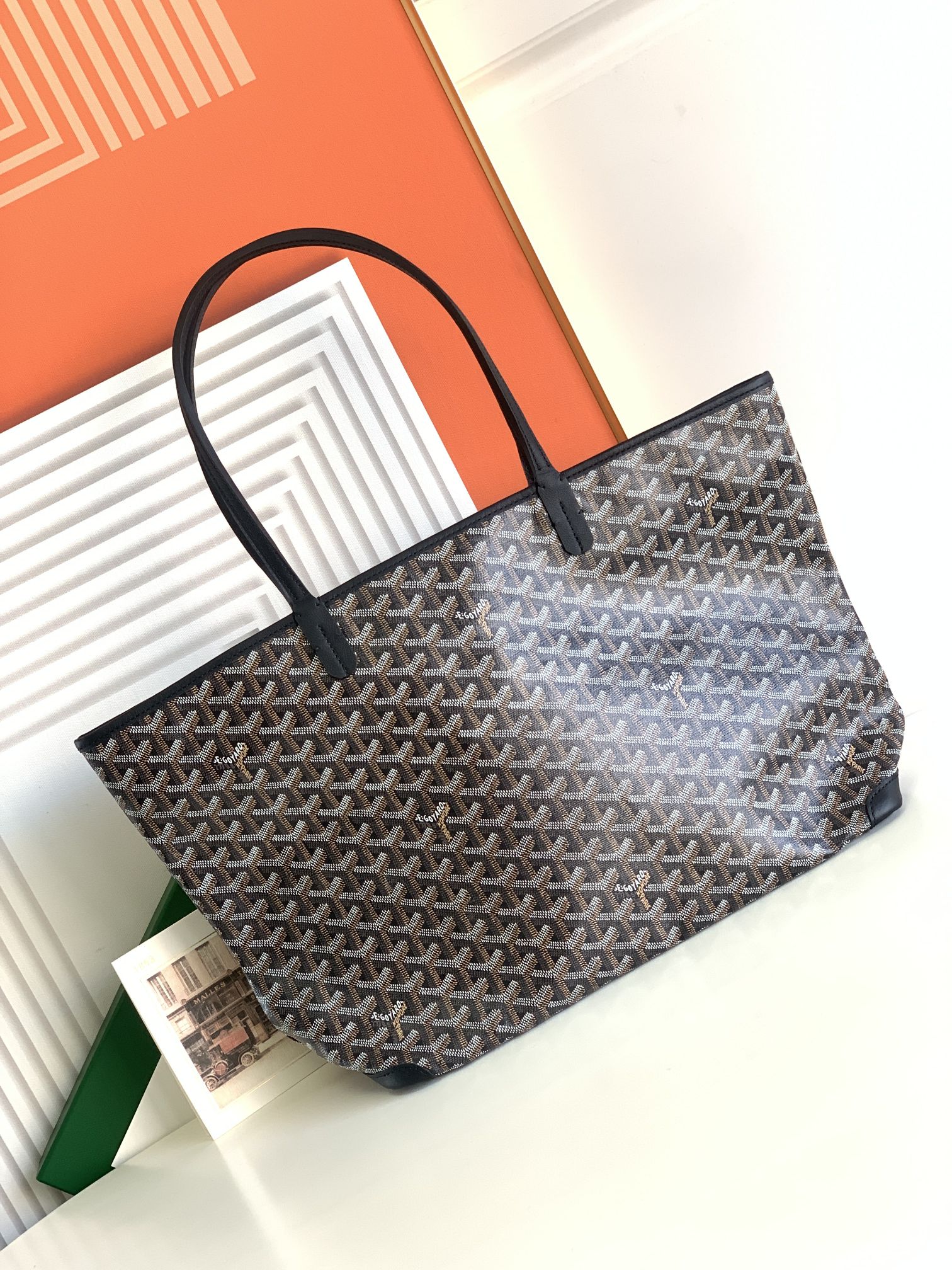 [리미티드] 고야드 아르투아 백 미디엄 50*17*30cm MM 블랙