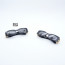 [조지셀러] 발렌시아가 BB 더블B 메탈 로고 스퀘어 선글라스 BB0096S (블랙)