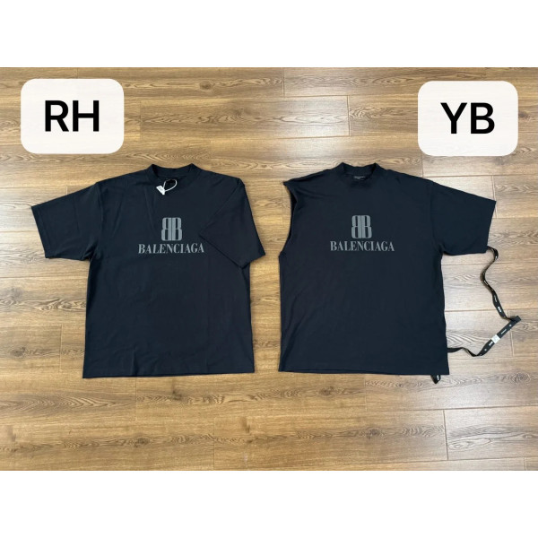 [열화조천셀러] 발렌시아가 더블B 프린트 반팔 티셔츠 (블랙·화이트·레드)