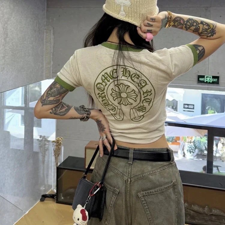 [크리스셀러] 크롬하츠 아보카도 그린 마제 반팔