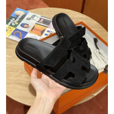 찡댄 에르메스 시프레 스웨이드 마롱 누아르 블랙 여성