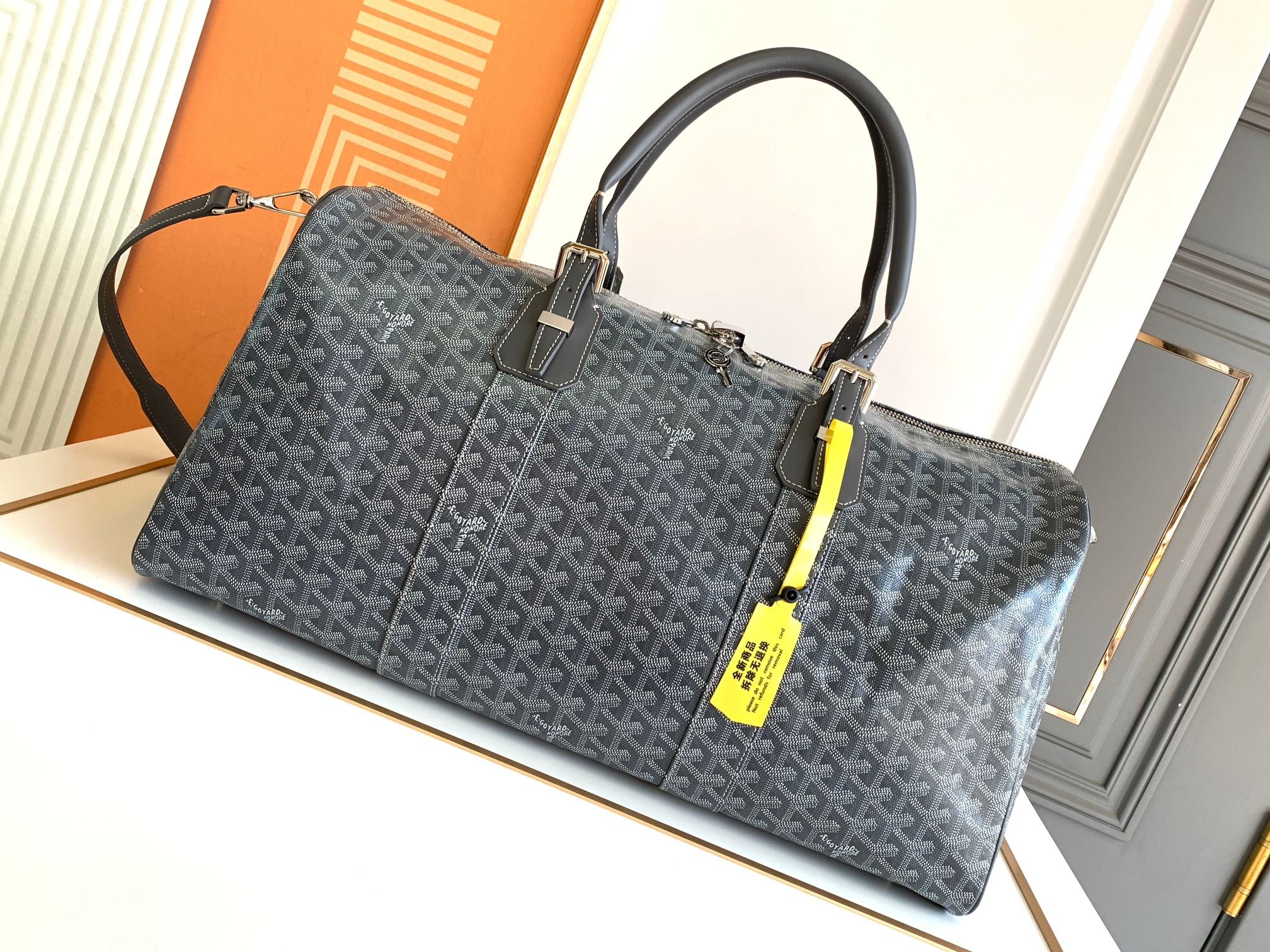 [리미티드] 고야드 보스턴백 50 트래블 백 50*25*30cm 그레이