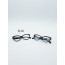 [조지셀러] 샤넬 CH3436 러브로고 캣아이 안경테 블랙