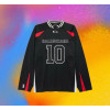 [꼬부기셀러] 발렌시아가 x NBA 26SS 블랙레드 패널 긴팔 티셔츠