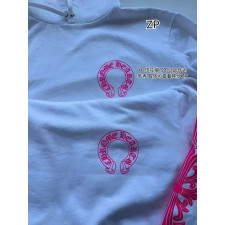 [크리스셀러] Chrome Hearts 크롬하츠 말굽 화이트 파우더 크로스 넥 후드