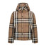 [잔디집2] 버버리 빈티지 체크 탈부착 소매 후드 덕다운 패딩 재킷